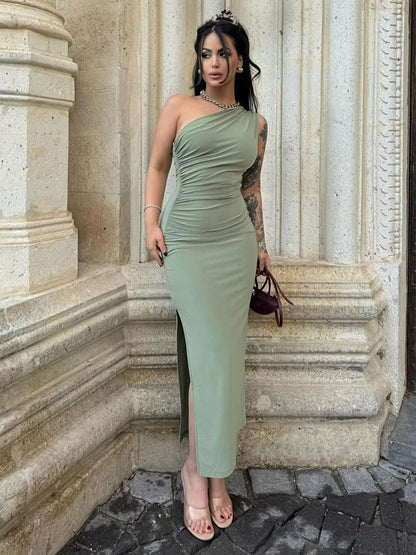 Casual Streetwear Club Maxi Dress