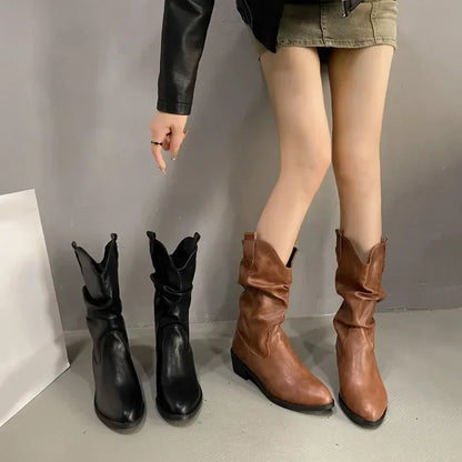 Women’s Winter Waterproof Leather Boots