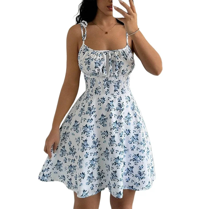 Floral Spaghetti Strap Sundress 2025
