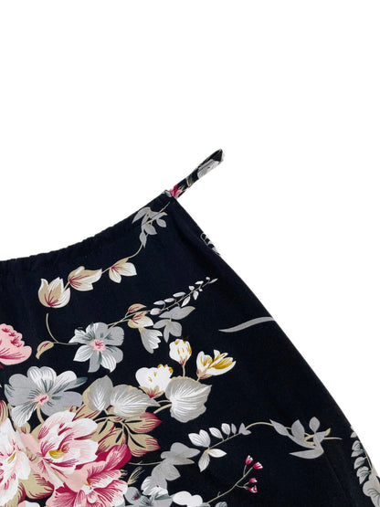 Women's Floral Halter Slit Dress
