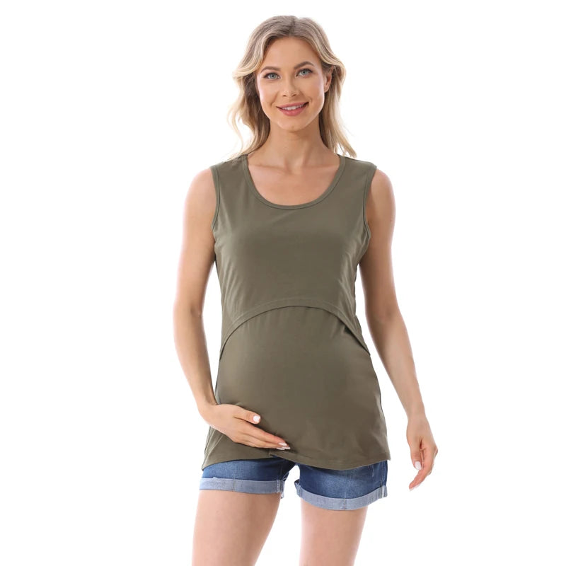 Plus Size Nursing Tank Top