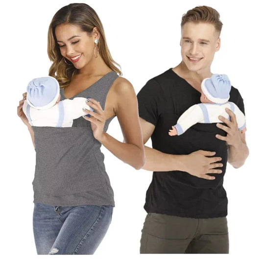 Kangaroo Pocket Baby Carrier Tee