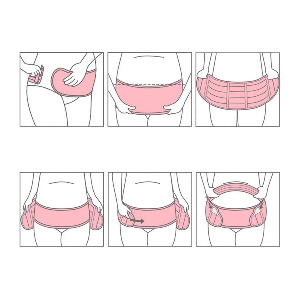 XL Nude Adjustable Maternity Support Belt