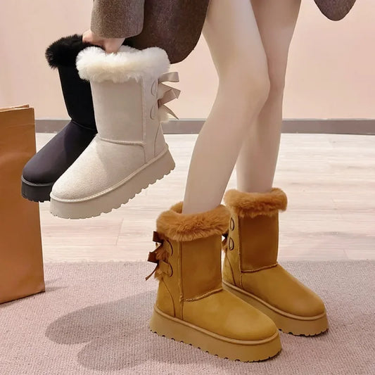 Women’s Winter Plush Platform Boots