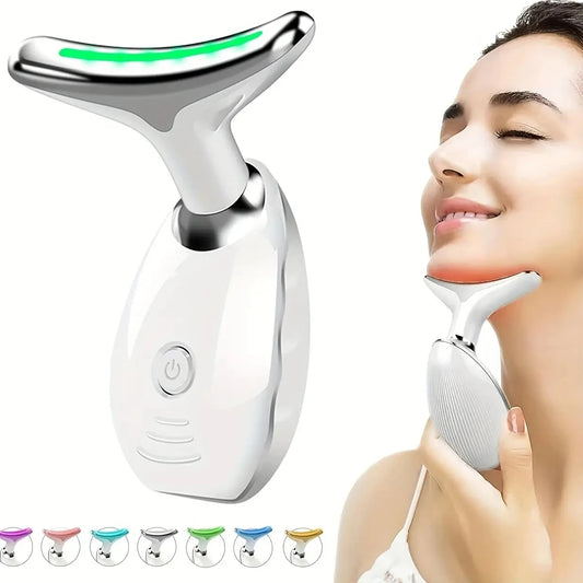 LED Vibrating Neck & Face Massager