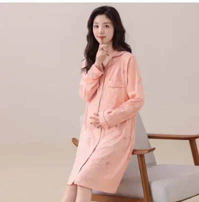 Gown – Long Sleeve Nursing Pajamas