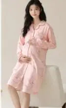 Gown – Long Sleeve Nursing Pajamas