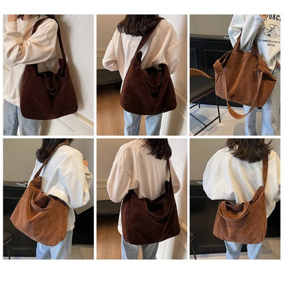 Vintage Suede Women’s Tote Bag