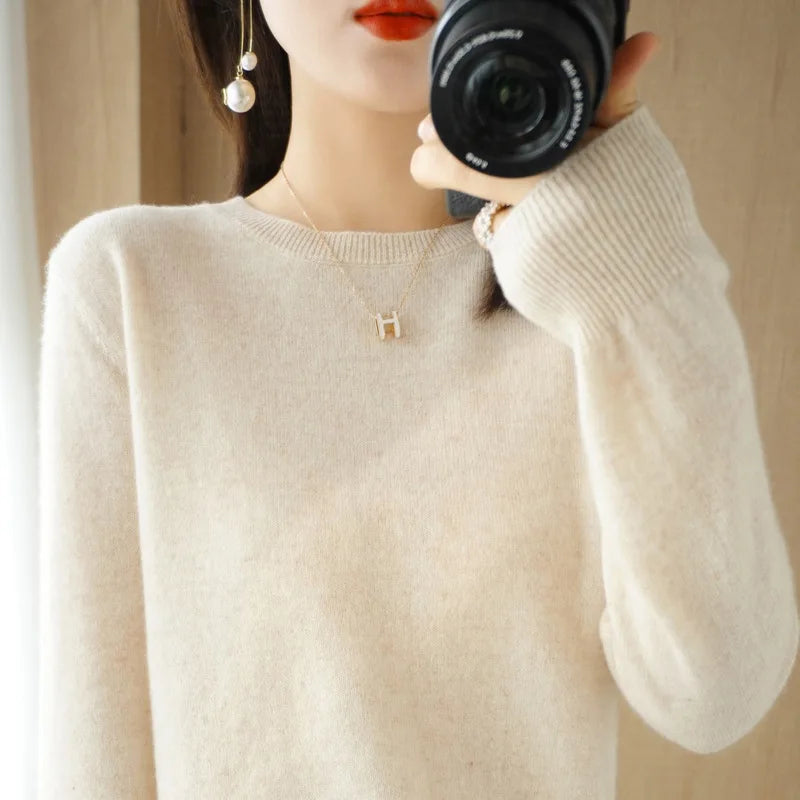 Women’s Cashmere Crew Neck Sweater