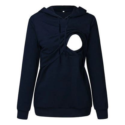 Maternity Nursing Hoodie with Pocket
