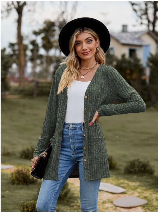 Ladies Casual Extensions Cardigan Jacket Coat