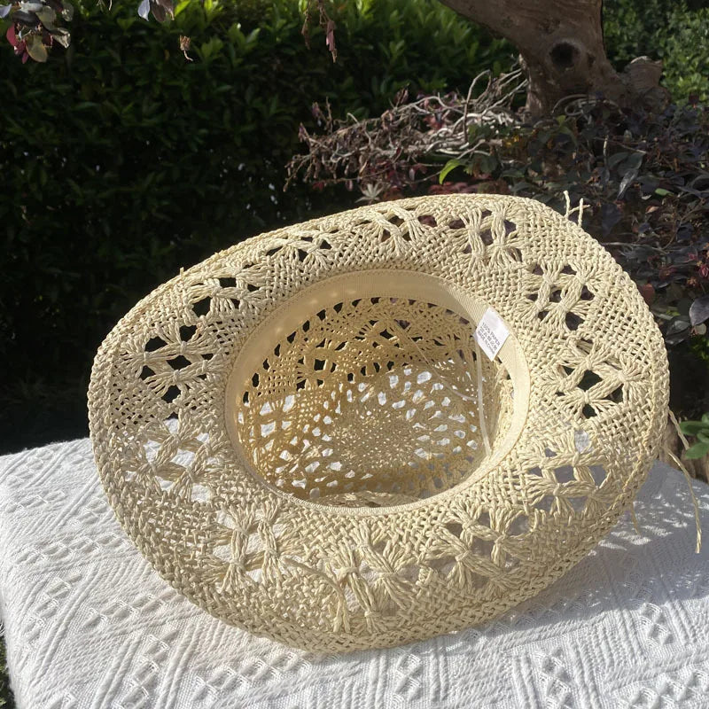Straw Hat for Women Men Summer Handmade