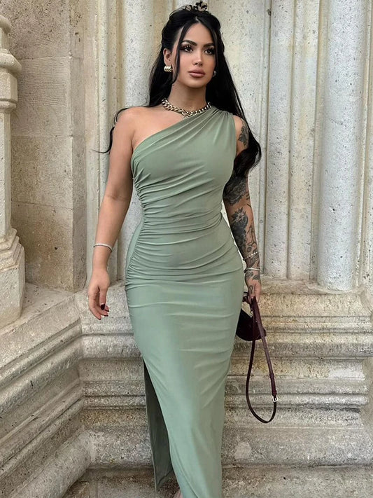 Casual Streetwear Club Maxi Dress