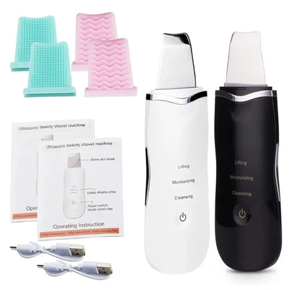 Ultrasonic Skin Scrubber Face Spatula