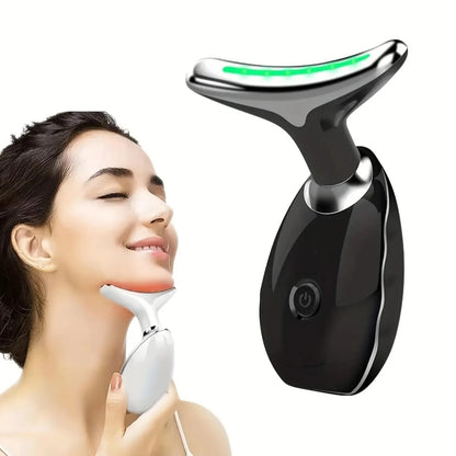 LED Vibrating Neck & Face Massager