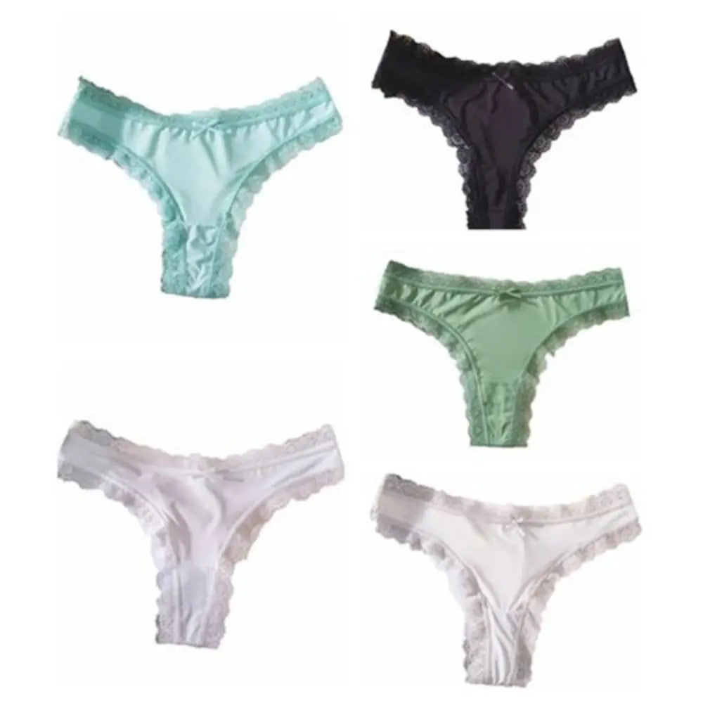 Seamless Ice Silk Low Waist Panties