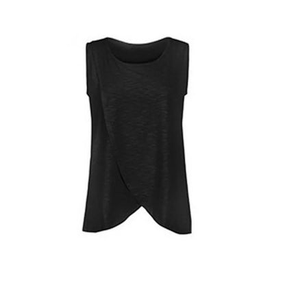Summer Side-Button Nursing Tee