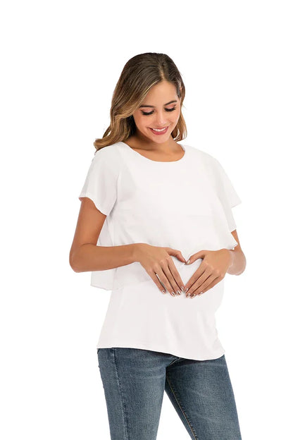 Sleeveless Wrap Nursing Top