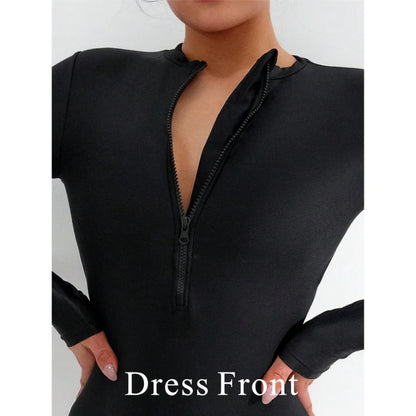 Women’s Solid Color One-Piece Swimsuit