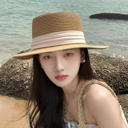 Women’s Wide Brim Straw Sun Hat