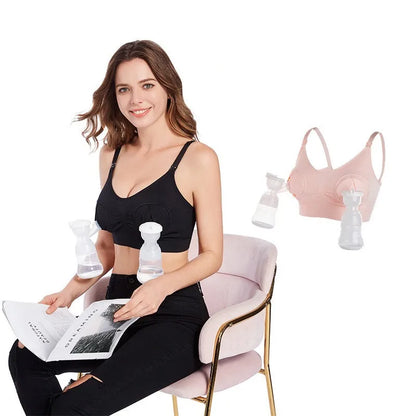 Hands-Free Soft Maternity Pumping Bra