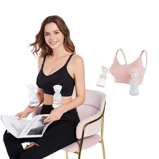 Hands-Free Soft Maternity Pumping Bra