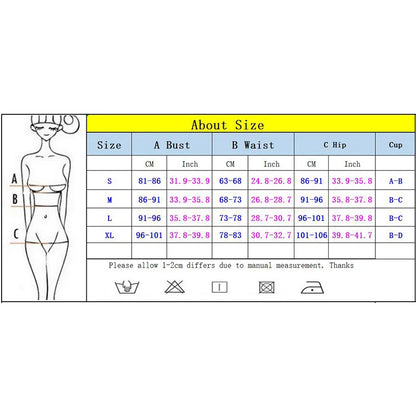 Women’s Beachwear Brazilian Bikini Set