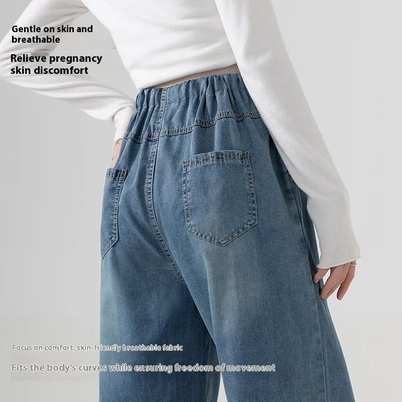 Maternity Tencel Nine-Tencel Jeans