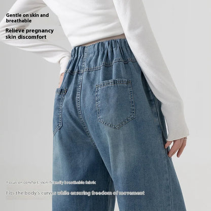 Maternity Tencel Nine-Tencel Jeans
