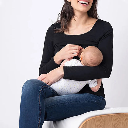Long Sleeve Breastfeeding Tee