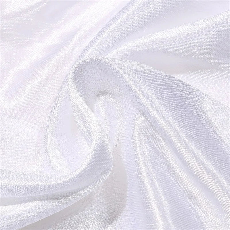 Plus Size Sexy Satin V-Neck Nightdress