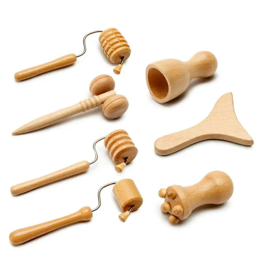Wooden Massager Face Roller