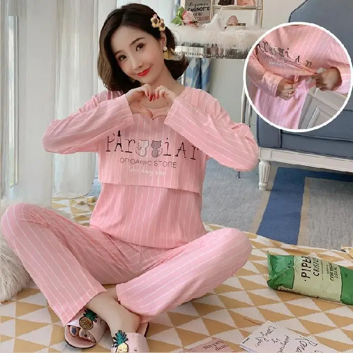 Casual Maternity Nursing Pajama