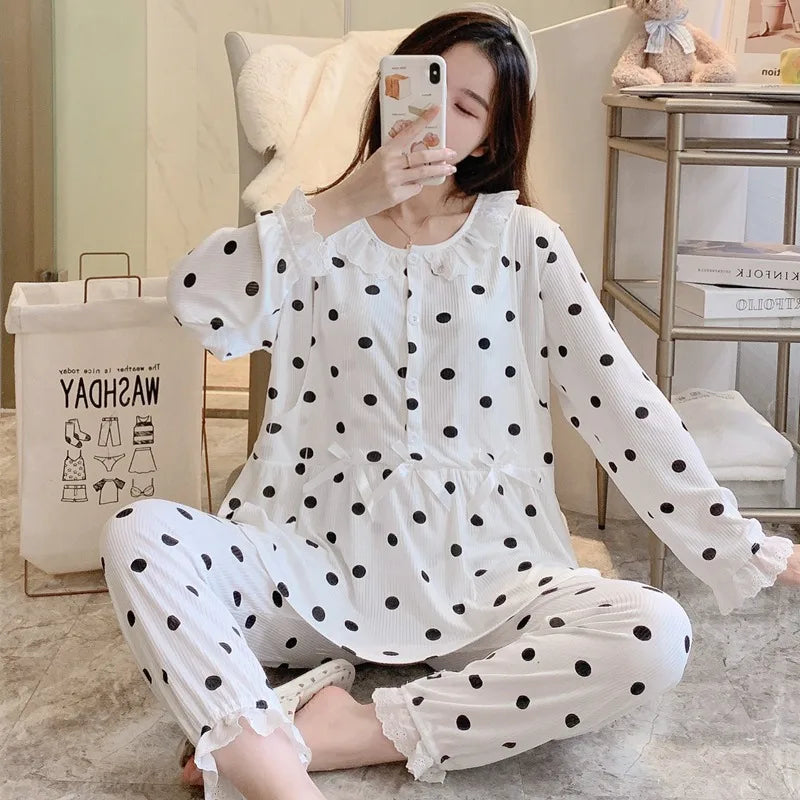 2-Piece Maternity Nursing Pajama Set