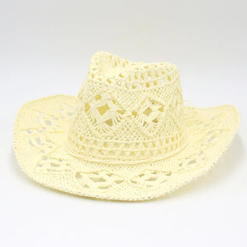 Straw Hat for Women Men Summer Handmade