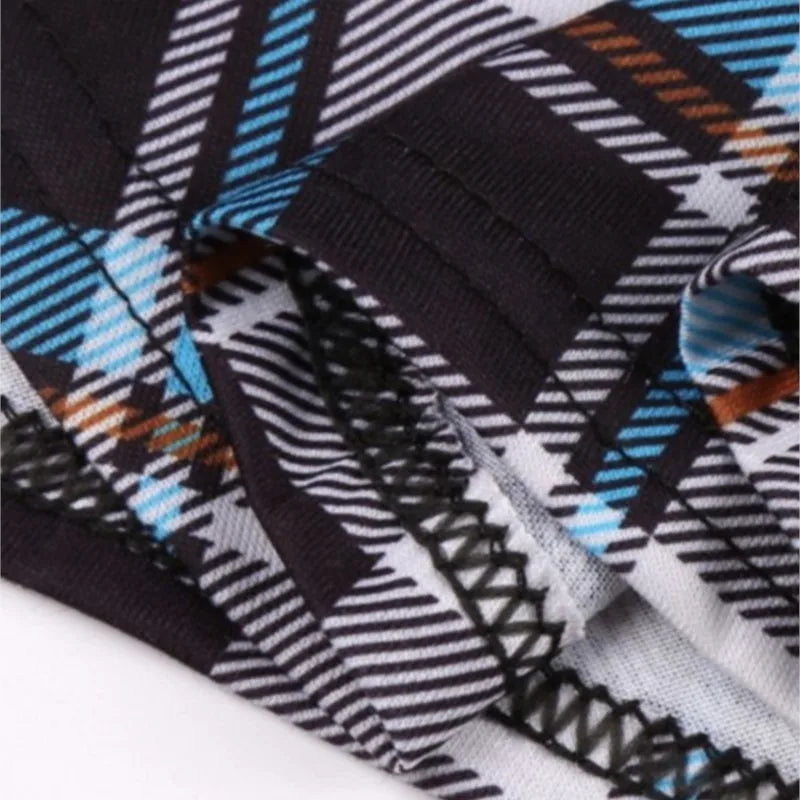 Striped V-Neck Nursing Blouse