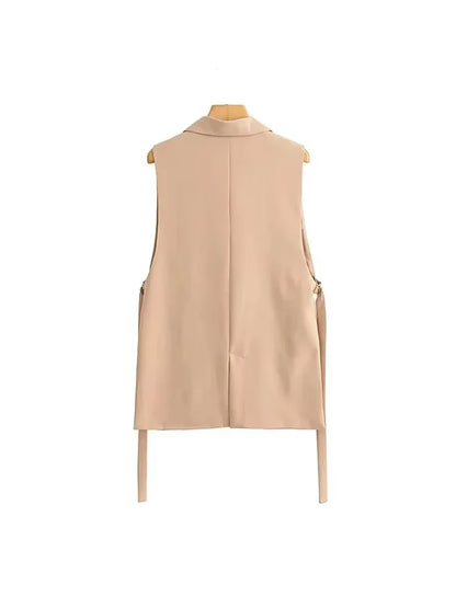 TRZA Women’s Vintage Button Vest