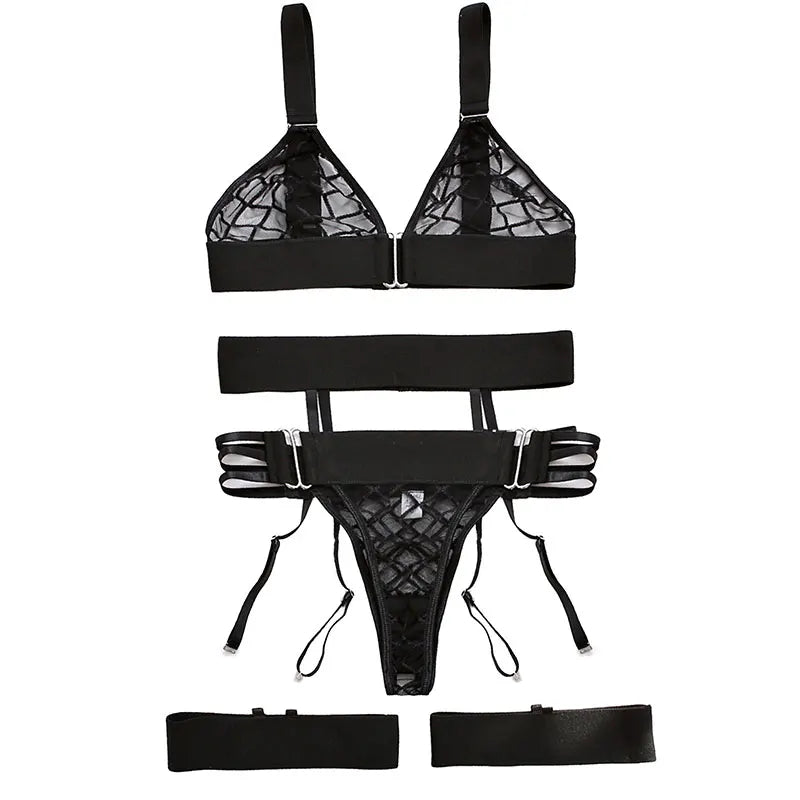 Sexy Transparent Bra & Panty Set
