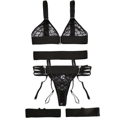 Sexy Transparent Bra & Panty Set