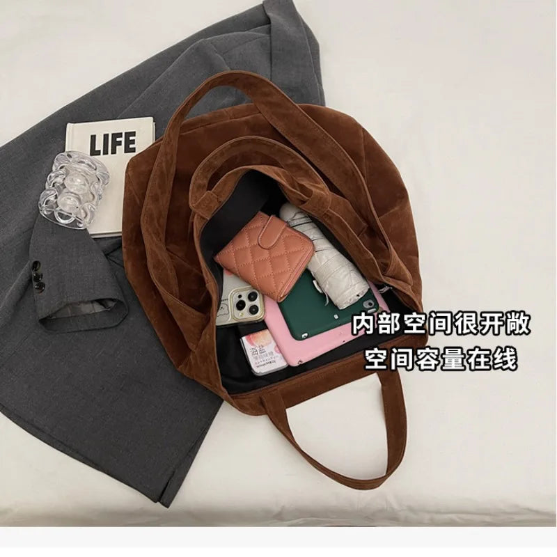 Vintage Suede Women’s Tote Bag