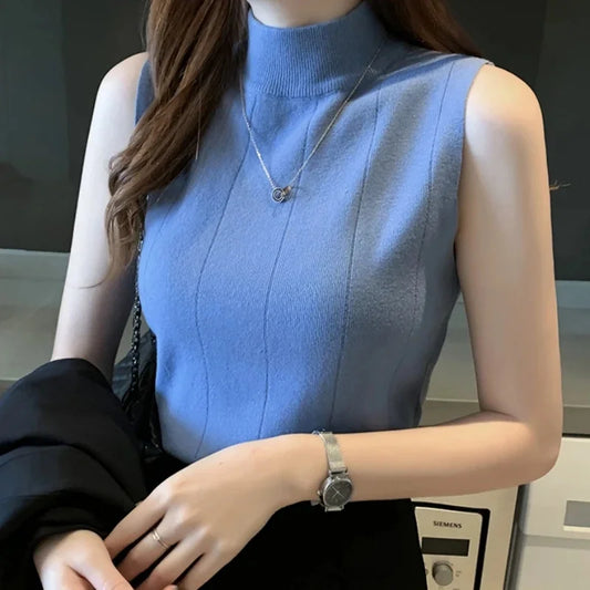 Summer Casual Knit Women Tank Top