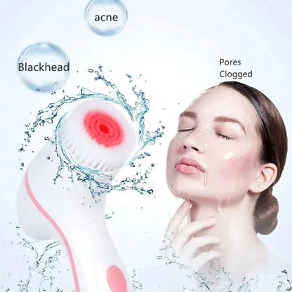 3-in-1 Electric Sonic Facial Cleansing Brush