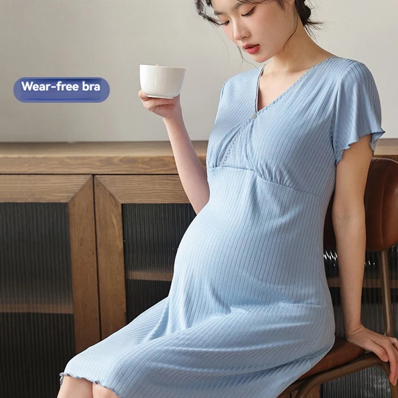 Maternity Nursing Sleep Dress