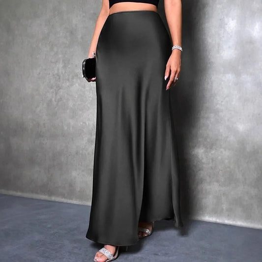 Velvet A-Line Long Winter Dress