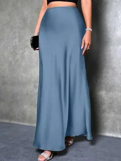 Velvet A-Line Long Winter Dress