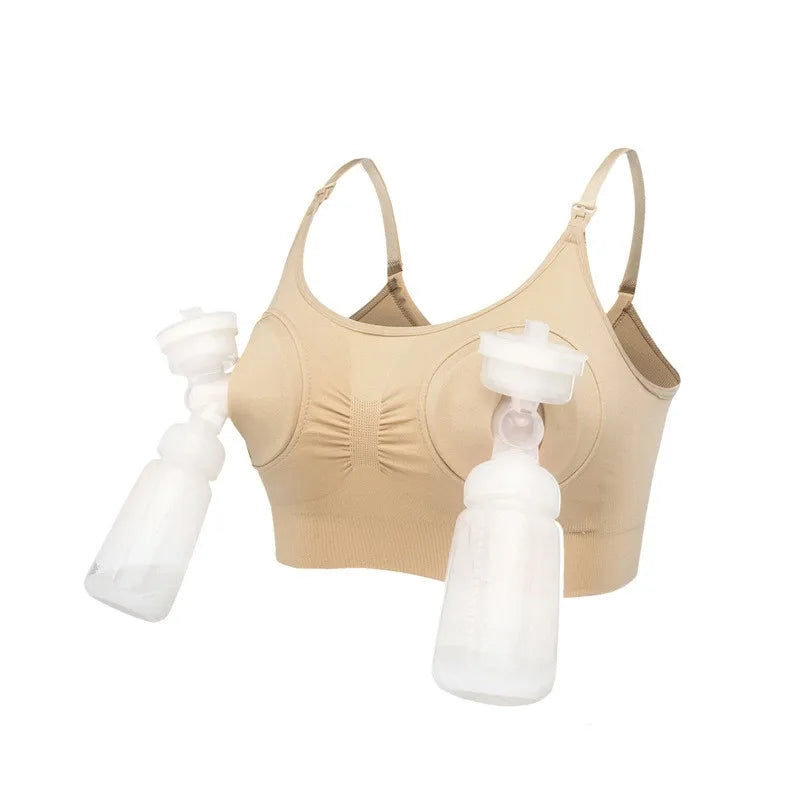 Hands-Free Soft Maternity Pumping Bra