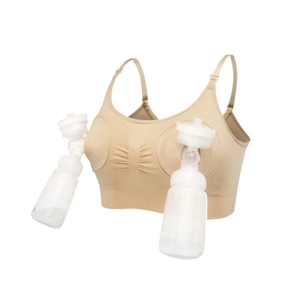 Hands-Free Soft Maternity Pumping Bra