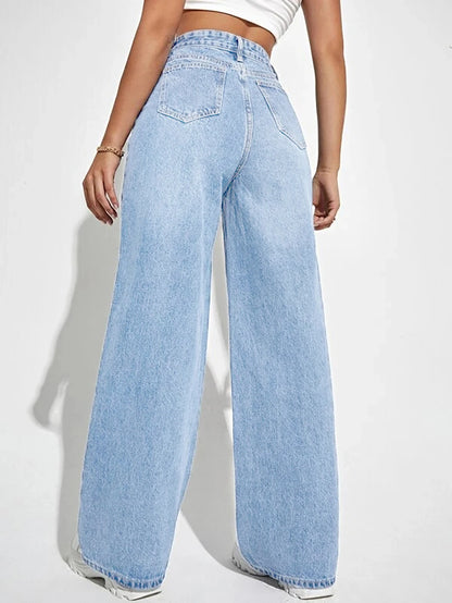 Women’s High Waist Wide Leg Jeans