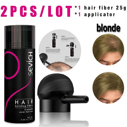Hair Building Fiber & Applicator Set