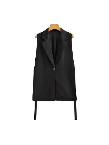 TRZA Women’s Vintage Button Vest